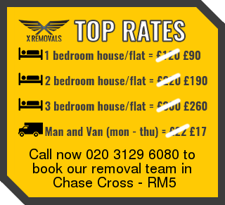 Removal rates forRM5 - Chase Cross